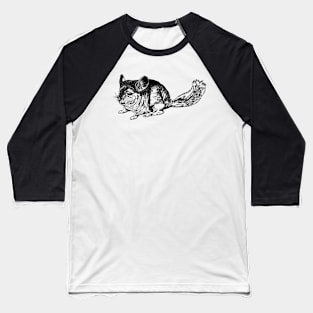 Line drawing - chinchilla Baseball T-Shirt